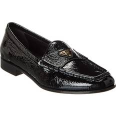 Prada Läder Slip-On Platta Skor Dam - Svart