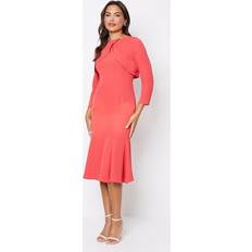 Coast Womens Fit Flare Dress - Red