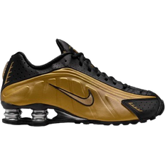 Nike Gold Shoes Nike Shox R4 W - Black/Metallic Silver/Metallic Gold