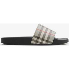 Burberry Tofflor & Sandaler Burberry Gummi Flip-Flops - Gray