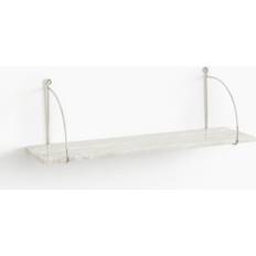 I Marmor Och Metall Silver Vit Marmorerad One Size