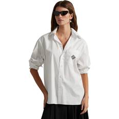 Ralph Lauren XS Shirts Ralph Lauren Polo Women's Oversize Fit Logo Cotton Shirt - White