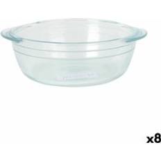 Serving Dishes on sale Quttin Glass Platter 2.3 L 26 cm Set of 8 Serving Dish
