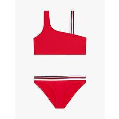 Tommy Hilfiger Bikinis Tommy Hilfiger Kids' One Shoulder Bikini Set - Red