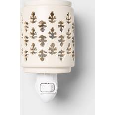 Threshold 5 x 3 Paisley Pattern Plug-In Scent Warmer White Wax Melt