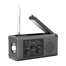 Radios Typecat Emergency Weather Radio 2000mAh AM/FM Gray