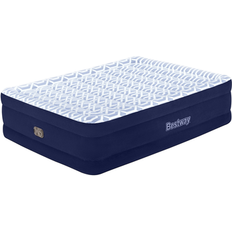 Bestway Air Beds Bestway Tritech Fashion Flock Air Mattress Queen 20" with Built-in AC Pump
