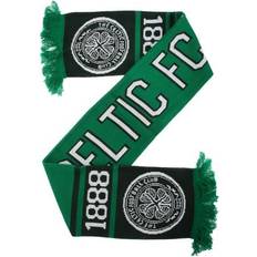 Scarfs Celtic FC Official Nero Knitted Football Crest Supporters Scarf