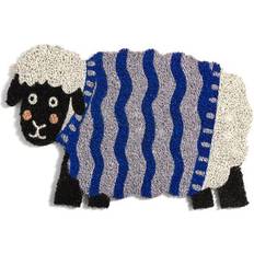 Dunelm Sheep Coir Doormat MultiColoured Multicolour 40x60cm