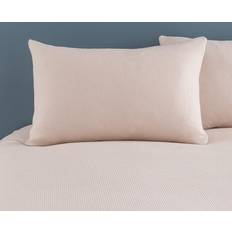 Dunelm Alston Waffle Pillow Case Natural (76x48cm)
