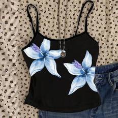 Girls Tank Tops Shein Summer Casual Floral Print Tank Top - Girls