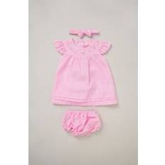 Knickers and Bow Headband Outfit Set - Pink