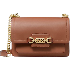 Michael Kors Heather Extra Small Leather Crossbody Bag - Luggage