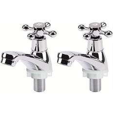 Temu 2pcs Victorian Handle Hot Cold Wash Basin Taps