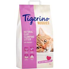 Tigerino Baby Powder Scent Nuggies Cat Litter 14L