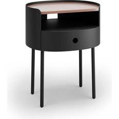 Elements Griffin Black Bedside Table 39.5x45.5cm