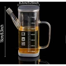Temu Appker Leak-proof Glass Olive With Silicone Mat Oil- & Vinegar Dispenser