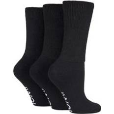 Footnurse Gentle Grip Cushioned Foot Diabetic Socks - Black