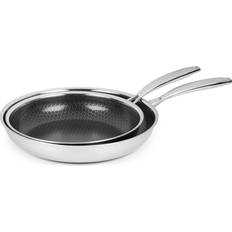 Norskaer Non-Stick Duo Stegepandesæt Ø26/28 med låg 2 dele