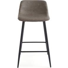 Dunelm Jayden Grey Bar Stool 86cm