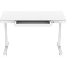 Lykke Elektriskt Höj Och Sänkbart 120 x 60 cm Polar Vit Skrivbord