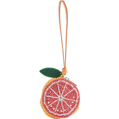 River Island Premium Beaded Grapefruit Bag - Orange