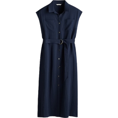 H&M Belted Dress - Blue