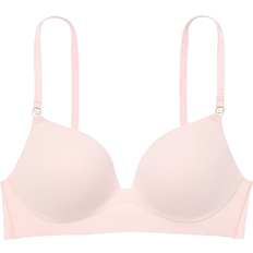 Victoria's Secret Dream Angels Smooth Wireless Push Up Plunge Bra - Purest Pink
