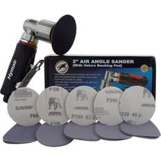 Duren Professional 75mm Mini DA Air Sander 25 Mix Sanding Discs