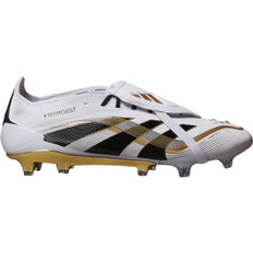 adidas Predator Elite Fold-Over Tongue FG - Cloud White/Core Black/Gold Metallic