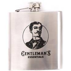 Kökstillbehör Les Trésors de Lily Chrome Gentleman Alcohol 11x9 5 cm Silver Hip Flask