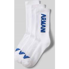 Emporio Armani Clothing Emporio Armani Bodywear 3 Pack Crew Socks - White