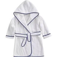 Blue Dressing Gowns Children's Clothing Christy Organic Cotton Hooded Childrens Bath Robe - Blue