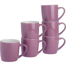 Stackable Cups Argon Tableware 6x Coloured Tea Mug 35cl 6pcs