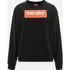 Kenzo Jumpers Kenzo Paris Block Logo Womens Sweatshirt - Black