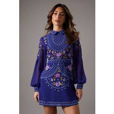 Coast Blue Mini Dress Womens Going Out Dresses