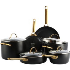 Greenpan padova GreenPan Koch-Set Padova mit Antihaftbeschichtung 10 tlg Set mit Klappe 10 teile