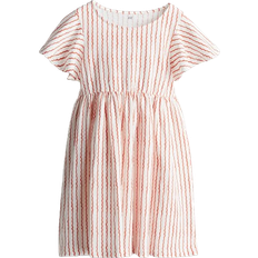 H&M Flutter-Sleeved Cotton Dress - White