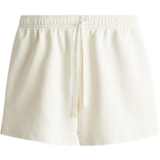 H&M Washed Cotton Sweatshorts - Cream