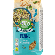 dmBio Pasta Penne Made from Wholegrain Rice 400g