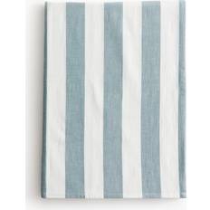 H&M Patterned Cotton 140x240 Tablecloth White, Blue (240x140cm)