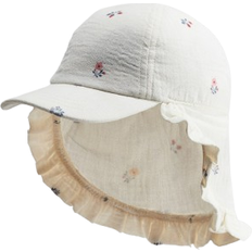 H&M Muslin Caps with Ears - White/Floral (1224719006)