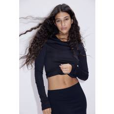 H&M Long-sleeved Jersey Top - Black