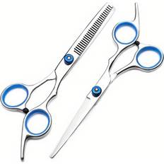 Temu Set Of 2 Hair Cutting Scissors 6 Inches