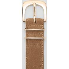 Mango Suede Belt - Sand