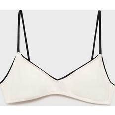 XS Bikinis Mango Bikini Top With Contrasting Trim - White