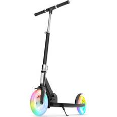 Kick Scooters Jetson Galaxy Big-Wheel Light-Up Kick Scooter Black