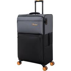 It 8 wheel suitcases IT Luggage 8 Wheel Soft Suitcase Large Pewter