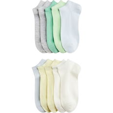 H&M Ankle Socks 10-pack - Green/Light Blue (1260277005)