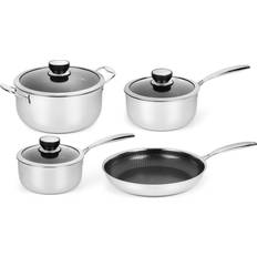 Norskaer Non-Stick Classic med låg 4 dele